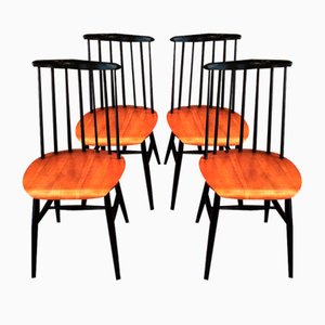 Chaises de Salle à Manger dans le style d'Ilmari Tapiovaara, 1960s, Set de 4