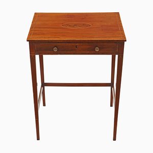 Early 19th Century Inlaid Mahogany Desk from Edwards and Roberts