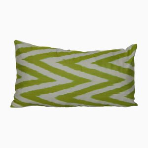 Yellow Cotton Ikat Pillow Cover, 2010s