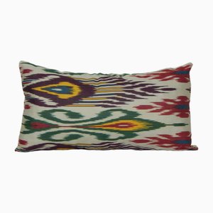 Housse de Coussin Ikat Lumbar Handloom Vintage, 2010s