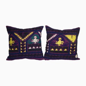 Ethnic Cushion Covers, 2010s, Set of 2