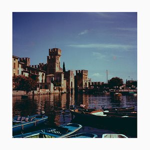 Sirmione Lago di Garda Castello Scaligero, Italien, 1956, Fotografie