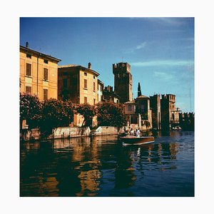 Sirmione Lago di Garda Castello Scaligero, Italien, 1956, Fotografie