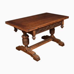 Antique Refectory Table in Oak, 1890s