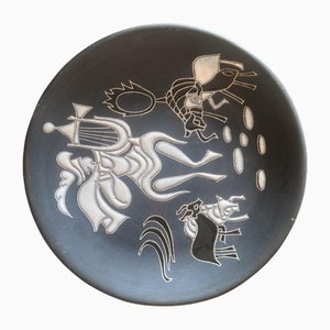 Plato de cerámica vintage