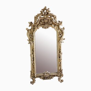 Vintage Gilt Floor Mirror, 1970s