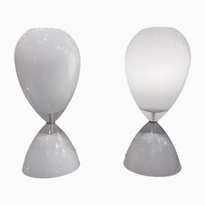 White Sand Watch Table Lamps, Set of 2