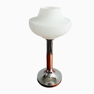 Art Deco Style Chrome Table Lamp, 1940s