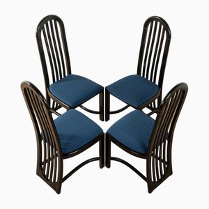 Postmodern Dining Chairs, 1980s, Set of 4