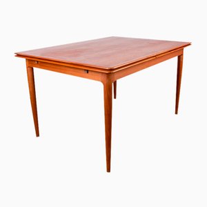 Large Danish Stretch Meal Table in Teak by Skovmand and Andersen, 1960