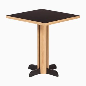 Toucan Square Table in Black and Natural Oak by Anthony Guerrée for Kann Design