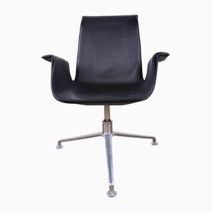 Fauteuils FK 6725 en Cuir et Acier Chromé par Preben Fabricius et Jørgen Kastholm pour Walter Knoll, Danemark, 2000s, Set de 2