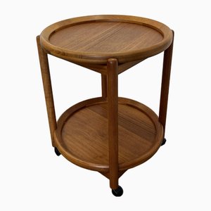 Teak Servierwagen mit herausnehmbaren Tabletts von Sika Møbler, 1960er