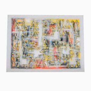 Composición abstracta, 2000, Acrílico sobre lienzo