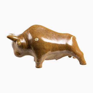 Ceramic Bull by Tom Wilson for Bo Fajans