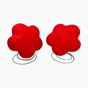 Lampes de Bureau Fleur Pop Art, Set de 2