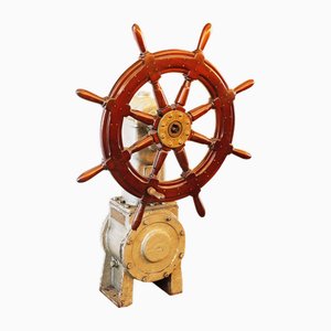 Ship Steering Wheel from Sons of J. Barrera, 1950s