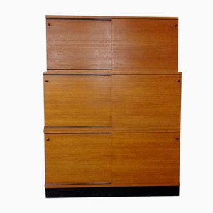 Credenza in teak di Gunther Renkel per Rego Mobile, anni '60, set di 3