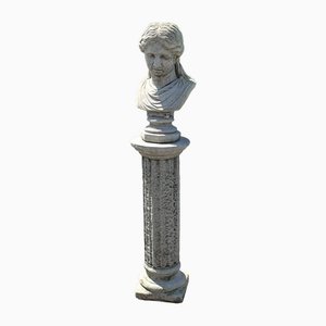 Busto de Casa de Campo en Columna Corintia