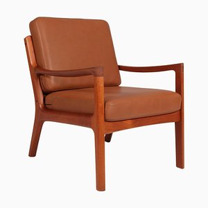 Lounge Chair attributed to Ole Wanscher for Cado