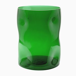 Große grüne Bugnato Vase von Eligo