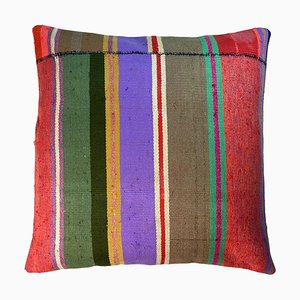 Vintage Turkish Kilim Cushion Cover, 1970s