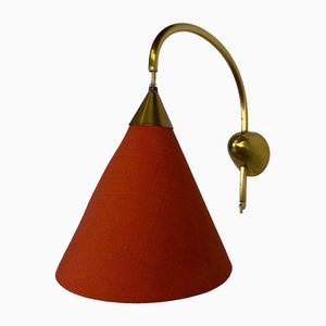 Red Wall Lamp, 1950s