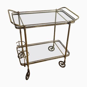 Brass Bar Trolly by Cesare Lacca, 1950s