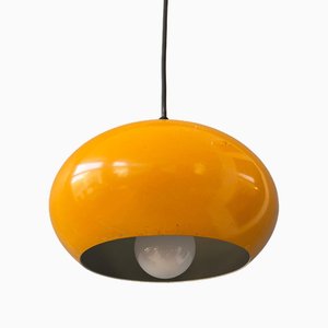 Space Age Yellow Pendant Lamp, 1970s