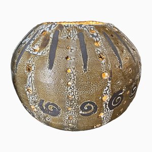 Lampada a sfera vintage in ceramica