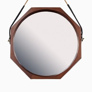 Vintage Octagonal Mirror, 1960s