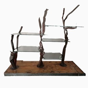 Single Forest Sculpture Bookcase by Roberto Mora, 1999
