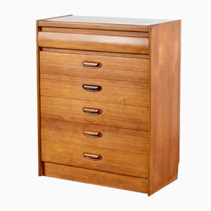 Danish Teak Chest of Drawers by William Lawrence, Nottingham, 1960s