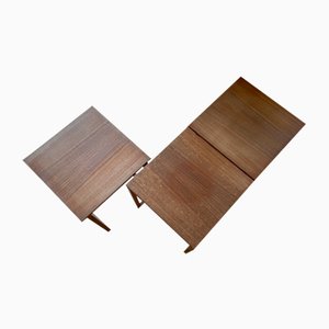 Tavolini Cubi Mid-Century in teak di Kai Kristianen per Vildbjerg, Danimarca, anni '60, set di 3