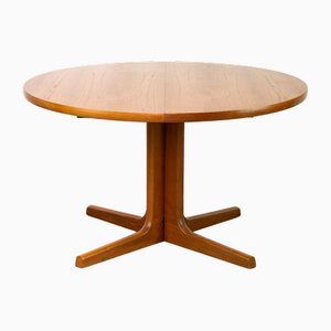 Table de Salle à Manger Rount en Teck, Danemark, 1960s