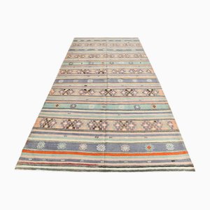 Large Vintage Turkish Kilim Rug