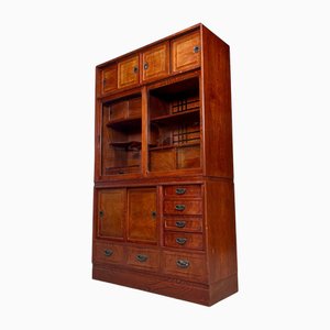Coffre à Thé Cha Tansu Vintage Early Showa, Japon, 1940s