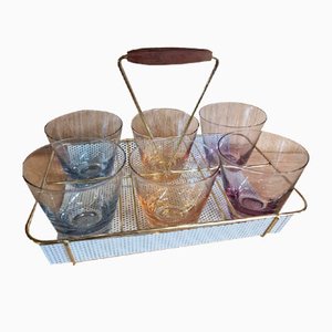 Verres Vintage, 1960s, Set de 7