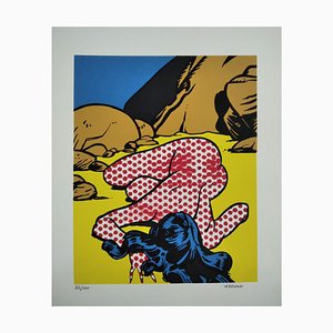 Tresano, Lichtenstein Style Figur, 1980, Lithographie