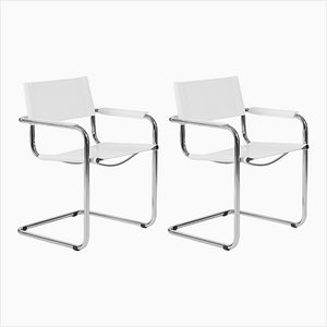 Sedie Bauhaus S34 vintage di Mart Stam per Fasem, anni '80, set di 2