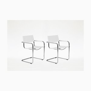 Chaises Bauhaus S34 Vintage par Mart Stam pour Fasem, 1980s, Set de 2