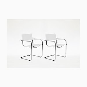 Vintage Bauhaus S34 Chairs by Mart Stam for Fasem, 1980s, Set of 2