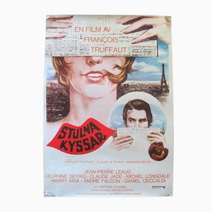 Affiche de Film François Truffaut Baisers Volés, Suède, 1969