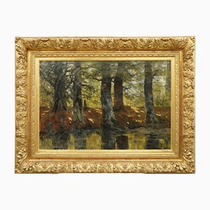 Maria Philippina Bilders-van Bosse, Forest, 1885, Oil Painting, Framed