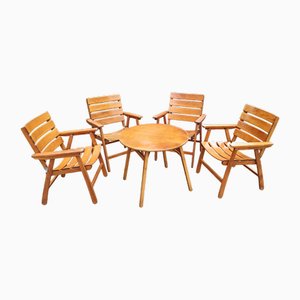 Mobilier de Jardin de Herlag, 1970s, Set de 5