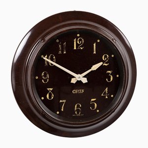 Art Deco Uhr aus Bakelit von Gents of Leicester