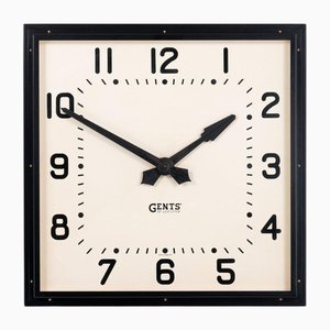 Reloj industrial grande de Gents of Leicester