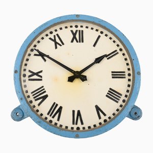 Small Industrial Clock in Cast Iron by Gents of Leicester