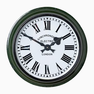Grande Horloge de Quai de Chemin de Fer Récupérée par Synchronome