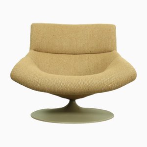 Mid-Century F520 Lounge Swivel Chair attributed to Geoffrey Harcourt for Artifort, 1980s